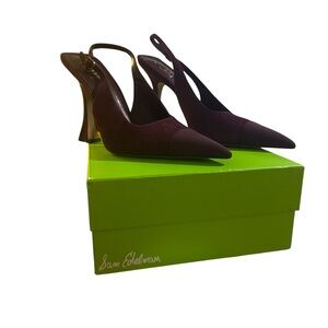 Sam Edelman ODETTE Plum Slingback Heels